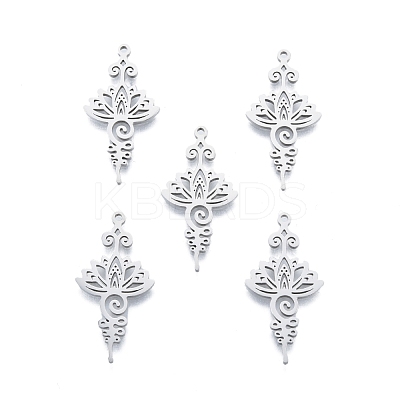 Non-Tarnish 201 Stainless Steel Pendant STAS-B027-16P-1