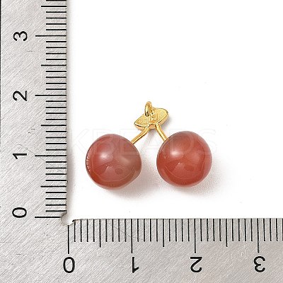 Natural Agate Pendants KK-K304-01G-1