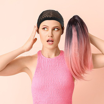 3Pcs Nylon Elastic Wig Caps DIY-DC0004-13-1
