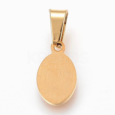 304 Stainless Steel Religion Pendants STAS-F165-45G-1