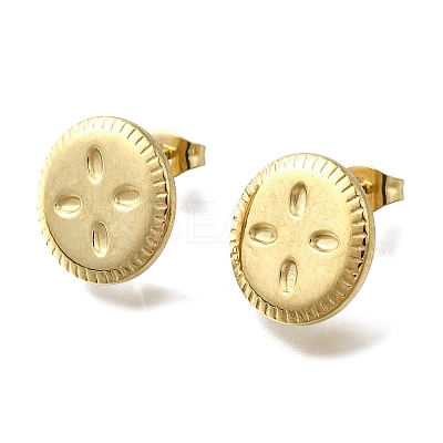 304 Stainless Steel Stud Earring Findings STAS-B087-04G-01-1