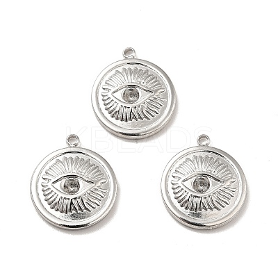 Tarnish Resistant 304 Stainless Steel Pendant Rhinestone Settings STAS-I197-011P-1