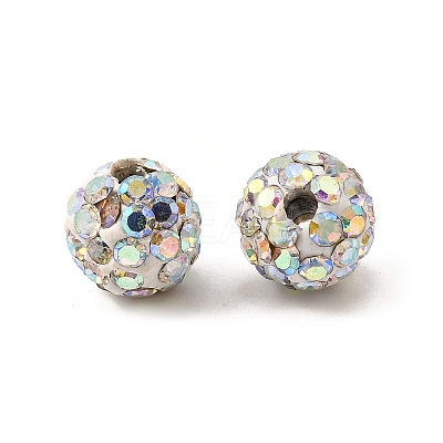 Pave Disco Ball Beads X-RB-A170-8mm-10-1