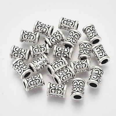 Tibetan Style Alloy Beads X-TIBE-Q097-03AS-LF-1