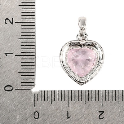 925 Sterling Silver Pave Cubic Zirconia Pendants STER-C015-01B-02-1