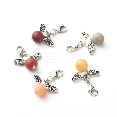 Natural Jade Pendants HJEW-JM00525-1