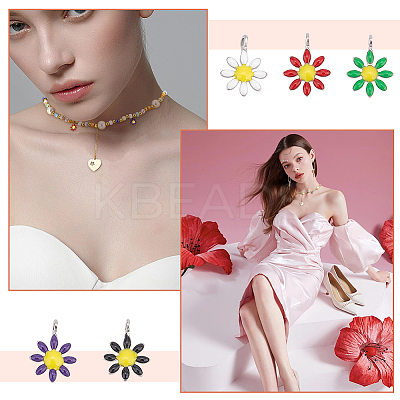 30Pcs 5 Colors Ion Plating(IP) 304 Stainless Steel Charms STAS-UN0041-62-1