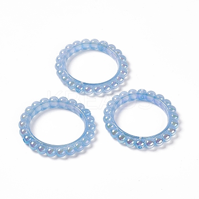 UV Plating Opaque Acrylic Beads Frames LS-PACR-M003-03C-1