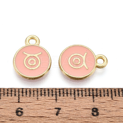 Alloy and Enamel Charms ENAM-T021-28B-1