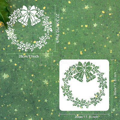 PET Hollow Out Drawing Painting Stencils DIY-WH0391-0456-1