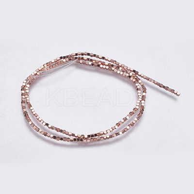 Electroplate Non-magnetic Synthetic Hematite Bead Strands X-G-K237-08O-1