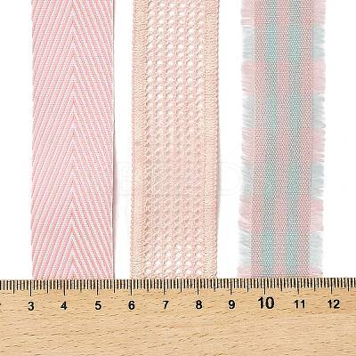 9 Yards 3 Styles Polyester Ribbon SRIB-A014-B09-1