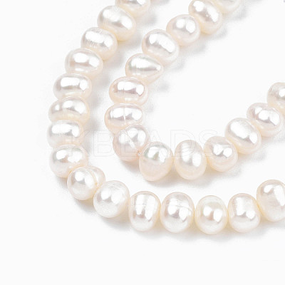 Natural Cultured Freshwater Pearl Beads Strands LS-PEAR-N013-04B-01-1