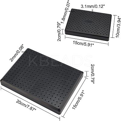 SUPERFINDING Plastic Painting Stand Base DIY-FH0002-42-1