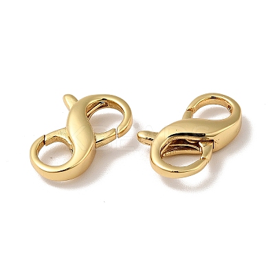 Brass Lobster Claw Clasps KK-J301-24G-1