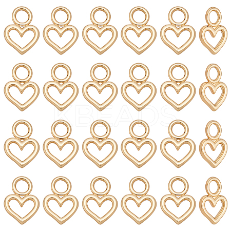 24Pcs Brass Pendants KK-WR0001-75-1