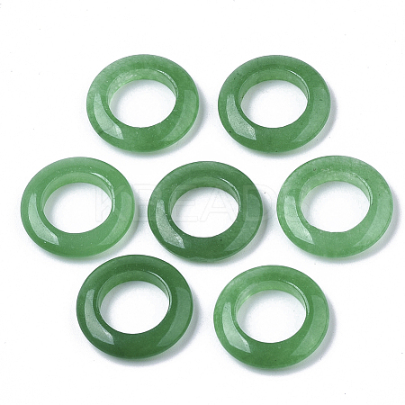 Natural Malaysia Jade Linking Rings G-N0325-05-1