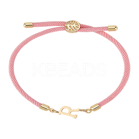1Pc Adjustable Nylon Cord Slider Bracelets for Women BJEW-LP0001-32R-03-1