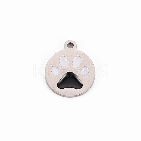 304 Stainless Steel Enamel Charms LS-STAS-Q242-039C-1