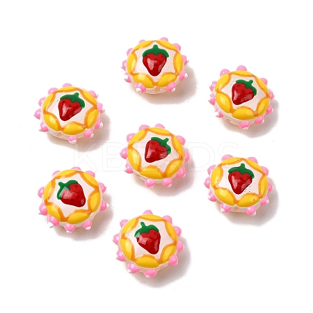 Baking Paint Glass Enamel Beads LAMP-K039-34M-1