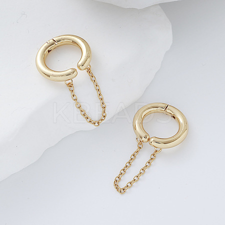304 Stainless Steel Cuff Earrings RC5988-1