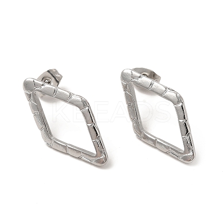 Non-Tarnish 304 Stainless Steel Stud Earrings for Women EJEW-I281-36P-1