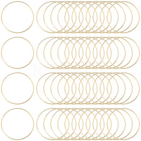 50Pcs Brass Linking Rings KK-SP0002-12B-1