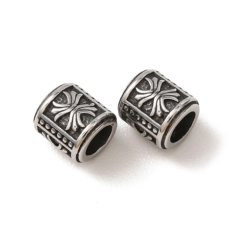 316 Surgical Stainless Steel European Beads SA-CBA7555-01AS-02-1