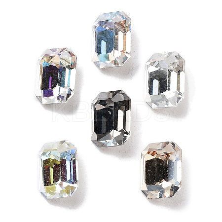 K9 Glass Rhinestone Cabochons GLAA-H034-07D-1
