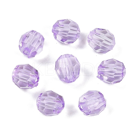 Transparent Acrylic Beads OACR-Q015-01D-1
