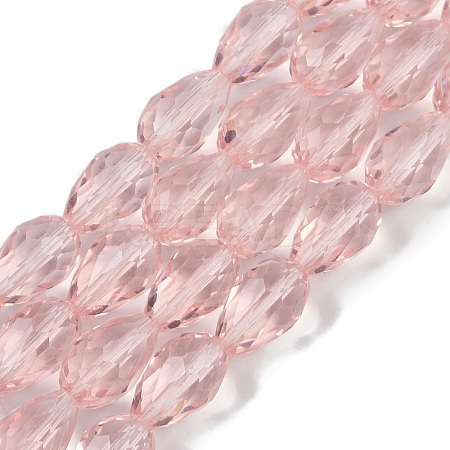 Transparent Glass Beads Strands EGLA-N013-T4mm-D18-1