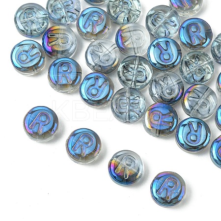 Electroplate Glass Beads EGLA-YW0005-01R-1