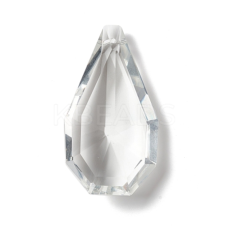 Transparent Glass Big Pendants GLAA-F118-13-1