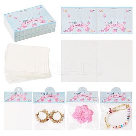 100Pcs Paper Display Card Fashion Jewelry CDIS-TA0001-31A-1