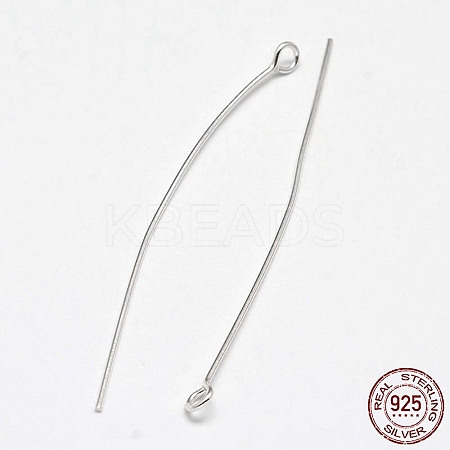 925 Sterling Silver Eye Pins STER-F018-02B-1