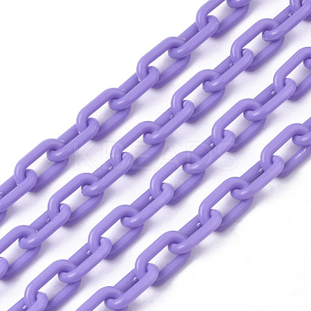 Opaque Acrylic Cable Chains X-SACR-N010-002E-1