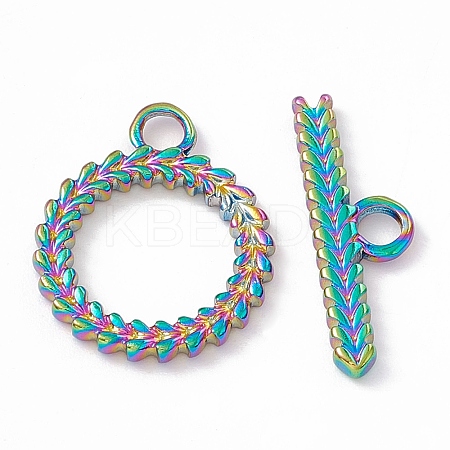 Ion Plating(IP) 304 Stainless Steel Toggle Clasps STAS-G299-03M-1