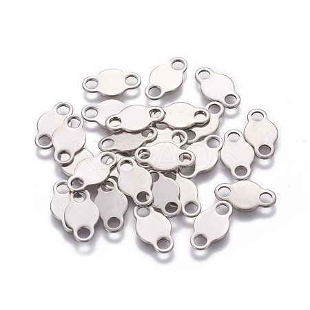 201 Stainless Steel Chain Tabs STAS-L234-012P-1