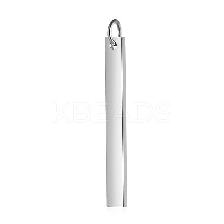 Anti-Tarnish 304 Stainless Steel Pendants STAS-I311-14E-P-1