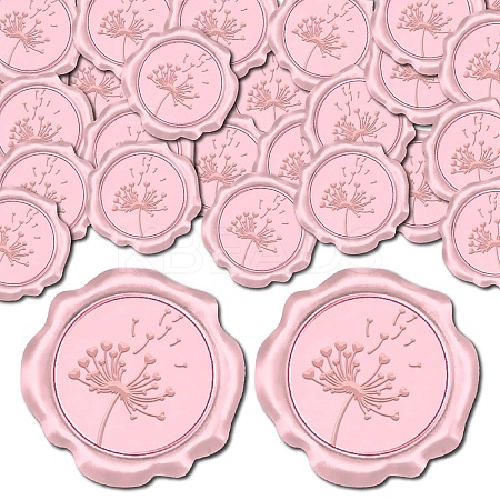 100Pcs Adhesive Wax Seal Stickers DIY-CP0010-70E-1