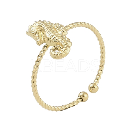 304 Stainless Steel Open Cuff Rings for Women RJEW-H229-02G-01-1