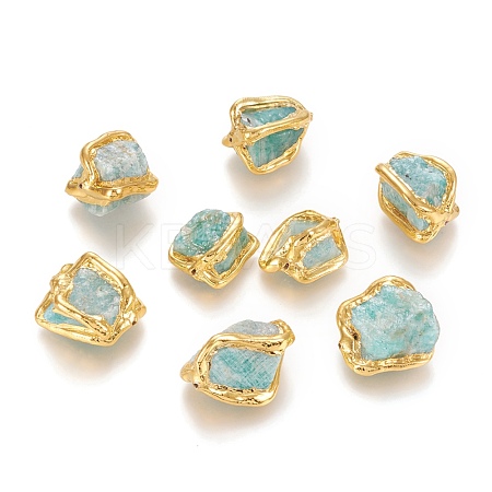 Raw Rough Natural Amazonite Beads G-P439-F04-1