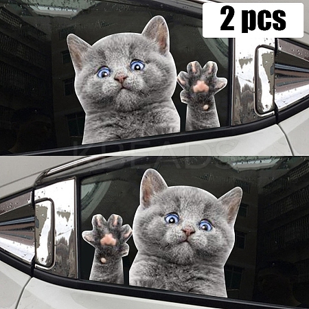 3D Transparent Car Back Rear Window Decal Vinyl Sticker ST-F674-4-1