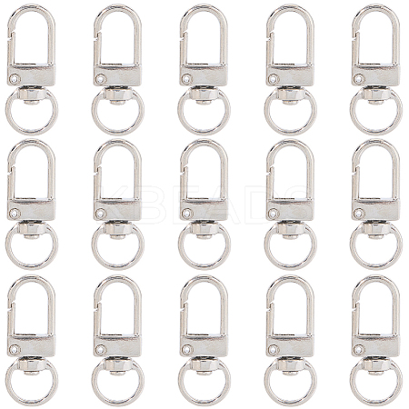50Pcs Alloy Swivel Clasps FIND-SC0014-80-1