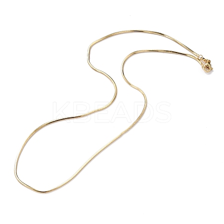 Brass Snake Chain Necklaces LS-X-NJEW-I247-03G-1