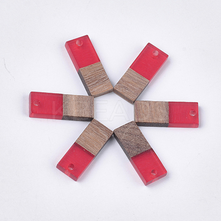 Resin & Walnut Wood Pendants RESI-S358-79F-1