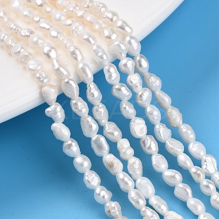 Natural Cultured Freshwater Pearl Beads Strands PEAR-N014-03E-01-1