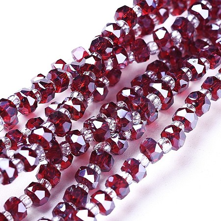 Glass Beads Strands EGLA-F148-A18-1