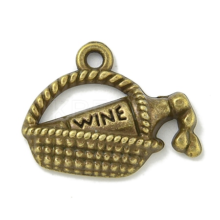 Tibetan Style Alloy Pendants TIBE-I026-6025A-AB-1