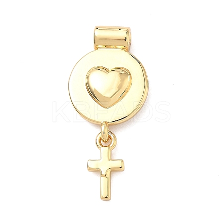 Religion Brass Pendants KK-H539-18G-05-1